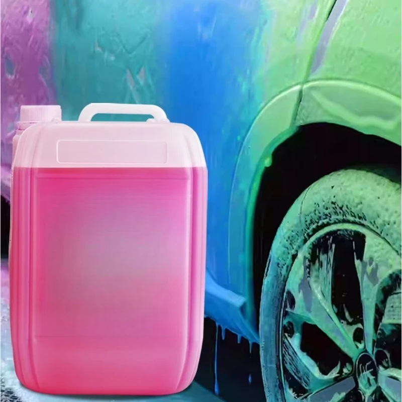 Color Foam Car Wash Shampoo 10L Dust Removal Car Cleaning Liquid Soap with Four Colors Available