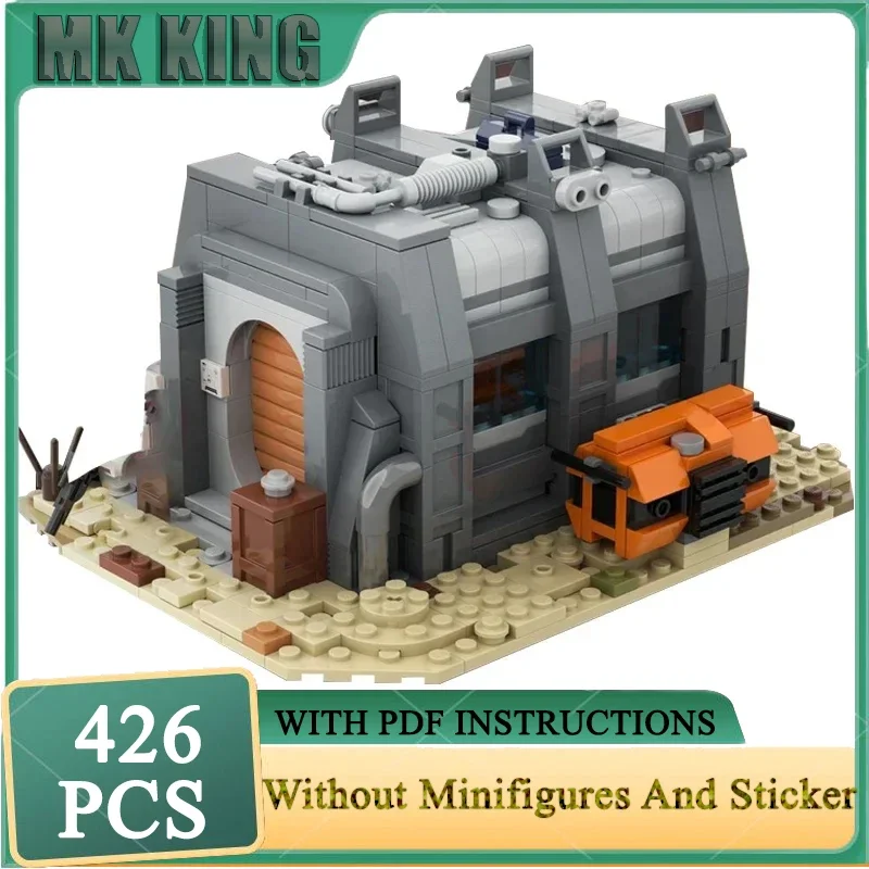 

Star Movie Moc Building Bricks Soldiers Guarding The Base Model Technology Block Movie Scenes DIY Assembly Holiday Gifts Toy