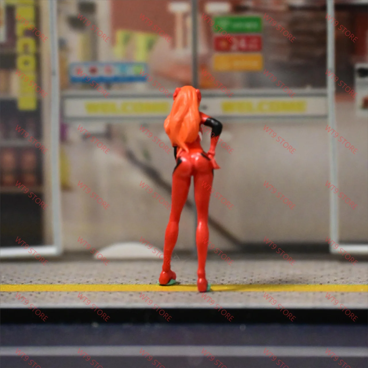 Minifigura de animación de resina a escala 1/64, modelo de mesa de arena, colección de microfotografía en miniatura, garaje, 1/87