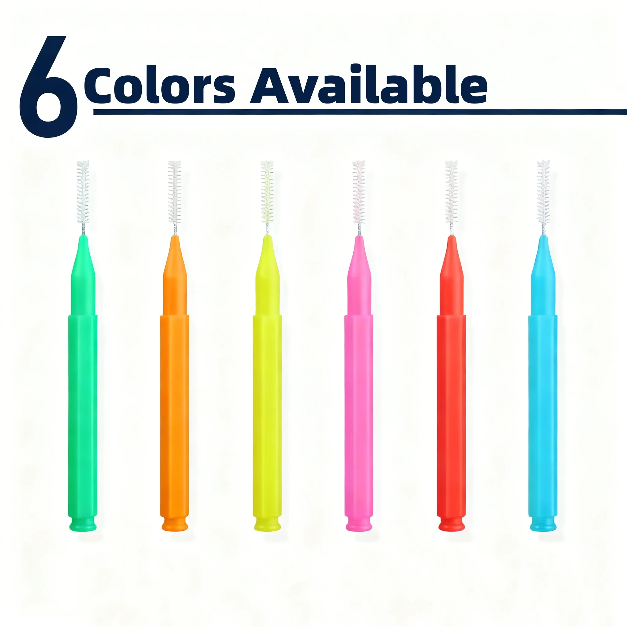 267--فرش تقويم الأسنان بين الأسنان | منظفات ذات شعيرات ناعمة على شكل قلم رصاص للأقواس وفجوات الأسنان #3