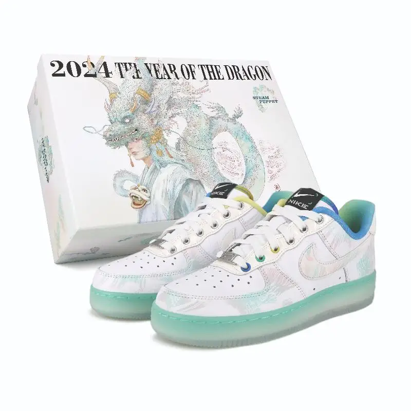 【Customize】Nike Air Force 1 Skateboarding Shoes Unisex Sneakers shoes FJ7066-114