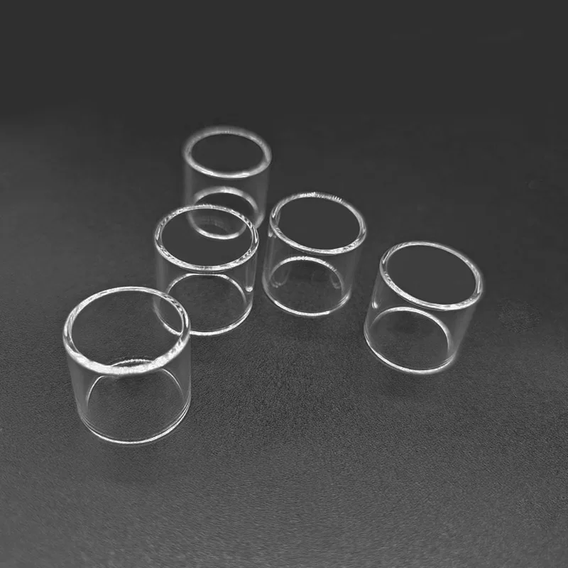 5 Pieces Straight Glass Tubes for Vertex MTL RTA 2ml Vertex MTL RTA 3.5ml Replacement Glass Container Tank