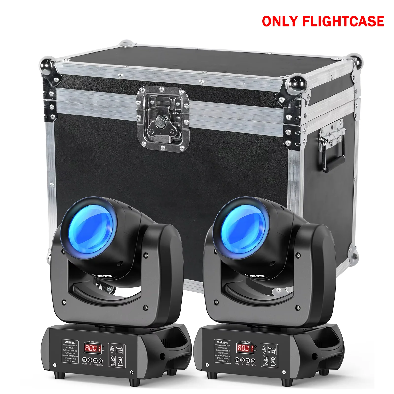 Yiflamefly Flight Case Airline Case Gator Cases For 100W Moving Head Stage Lights Beam Gobo Dazzling Effect DMX LED Spotlight