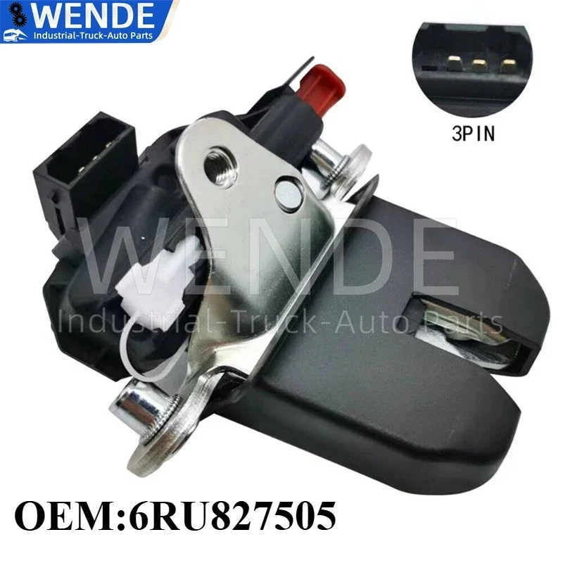 OEM 6RU827505 6RU827505C Tailgate Trunk Door Lock Actuator For VW Ameo 2017-2020 Polo 2011-2022 Vento 2015-2022