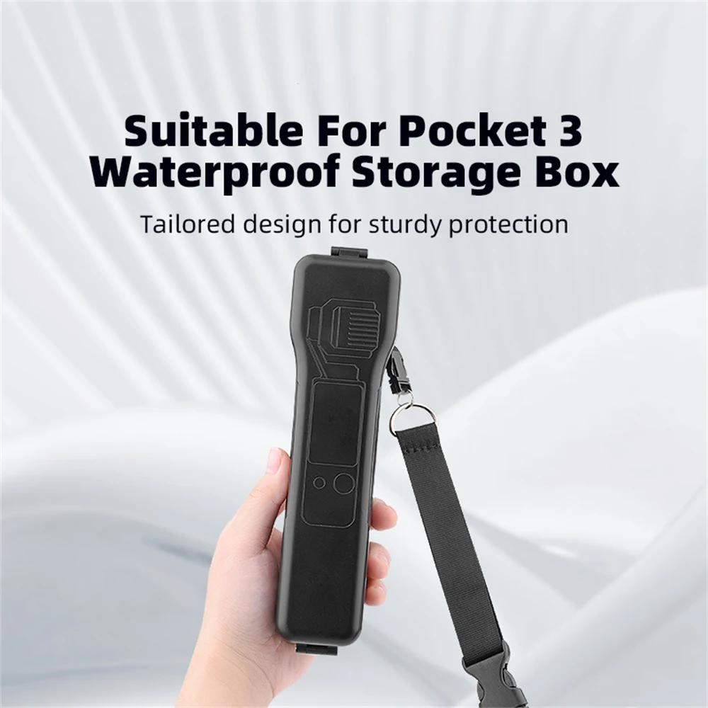 For DJI Osmo Pocket 3 Body Bag Shockproof Case Storage Box Hand Waterproof Osmo Pocket 3 Handle Strap Gimbal Camera Accessories