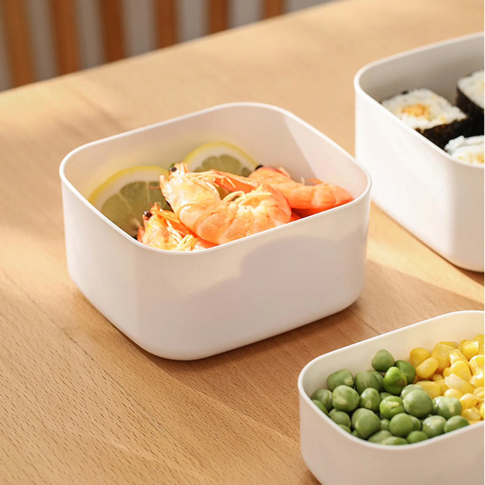 Wake up Cheese Crisper Ice Cream Containers Food with Lids Pp Butter Tray Practical Boxes