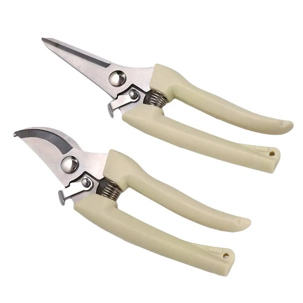 Labor Saving Sharp Spring Sesign Comfortable Grip Straight/Bent Head Grafting Tool Garden Supplies Branch Shears Pruning Shears