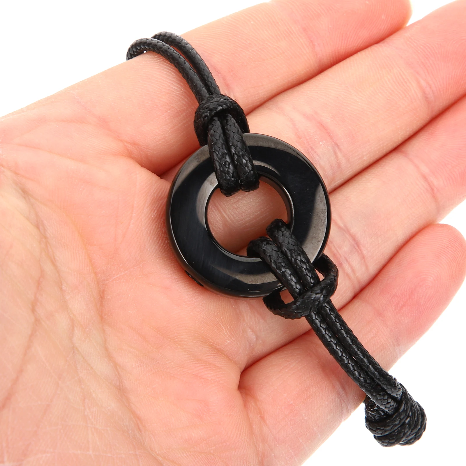 

Memorial Ashes Bracelet Commeorative Hand Woven Cremation Jewelry For Women Men Funeral Keepsake Wristband Unique Chain Bangle