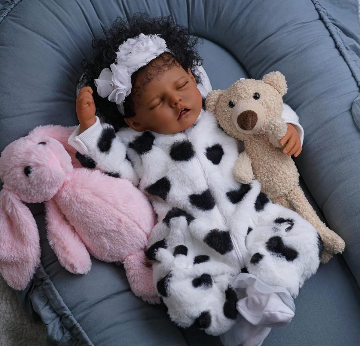 

20 inch 50cm newborn doll, girl doll, lifelike princess, toddler, newborn toy, birthday/Christmas gift