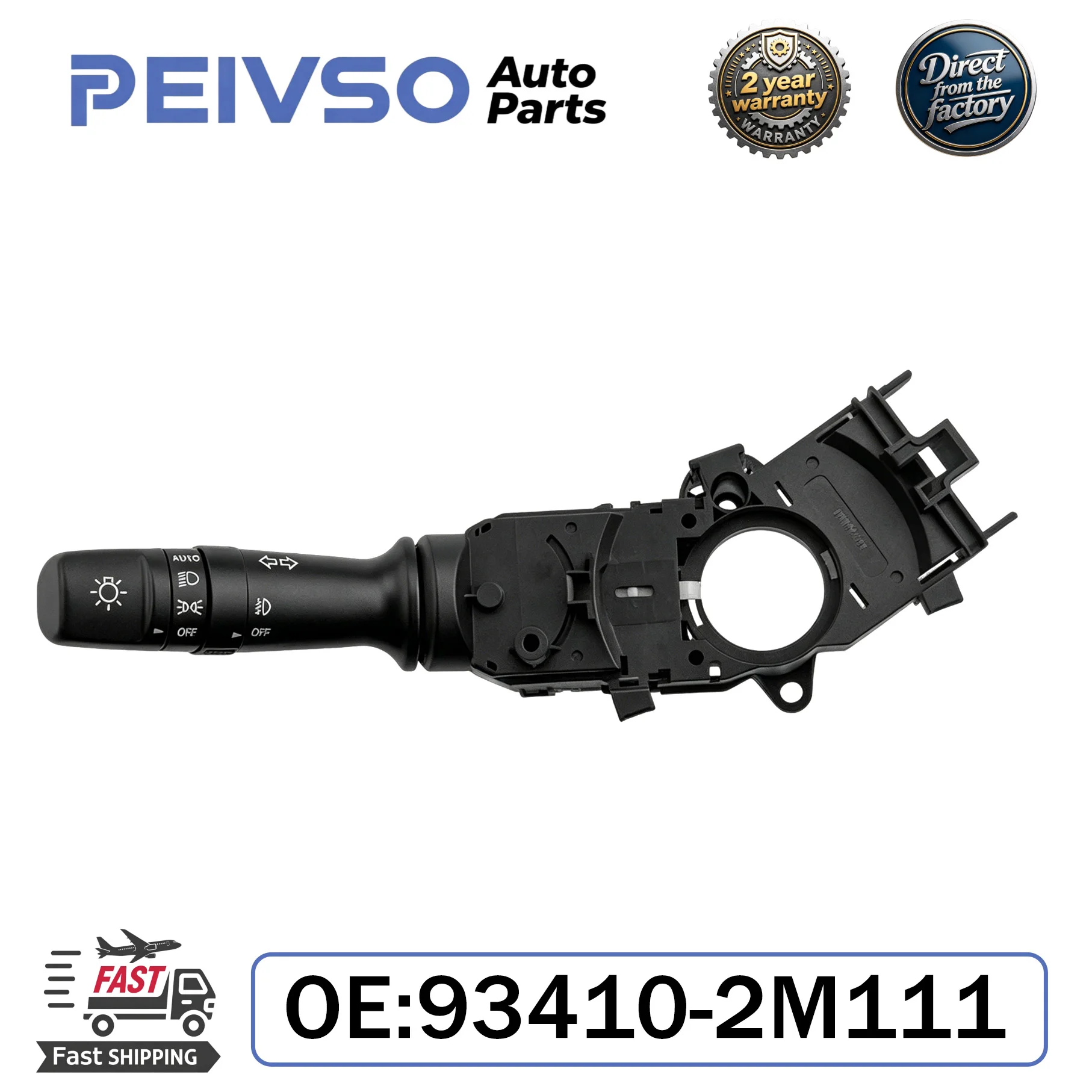 PEIVSO Auto Lighting Turn Signal Switch 93410-2M111 For 2010-2017 Hyundai ACCENT TUCSON Kia FORTE OPTIMA SOUL SPORTAGE