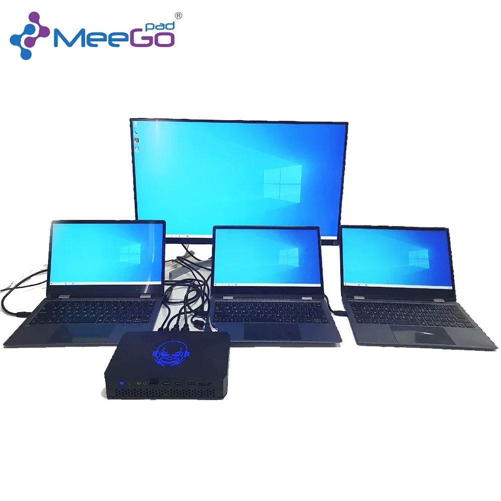 MeeGoPad G10T cheap 11 gen nuc12GB graphics portable with 2*DDR4 SO-DIMM up to 64GB low power portable Gorge gaming mini PC