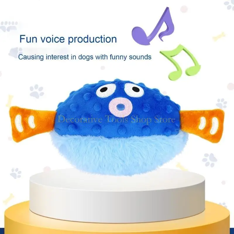 QX2E لعبة الكلب الكرة هريرة ملونة قابلة للشحن كذاب فروي الكرة الحركة التلقائية