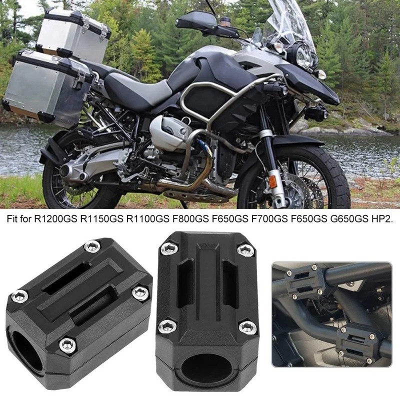 Engine Bumper Block 2 Pairs Of Motorcycle Bumper Block Protection Decoration 22/25/28 Mm Suitable For R1200gs R1150gs