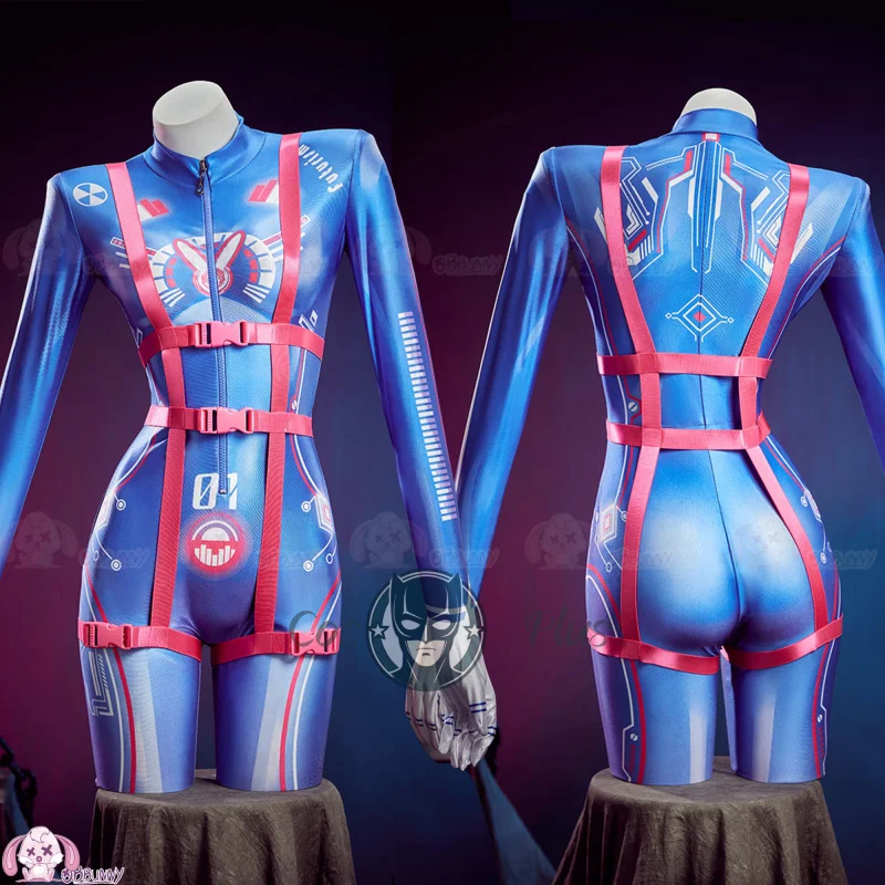 

Костюм для косплея D.Va из игры Overwatch, панк-комбинезон, униформа для фестивалей, Хэллоуина, карнавала, вечеринок, одежда для женщин и девушек, для ролевых игр