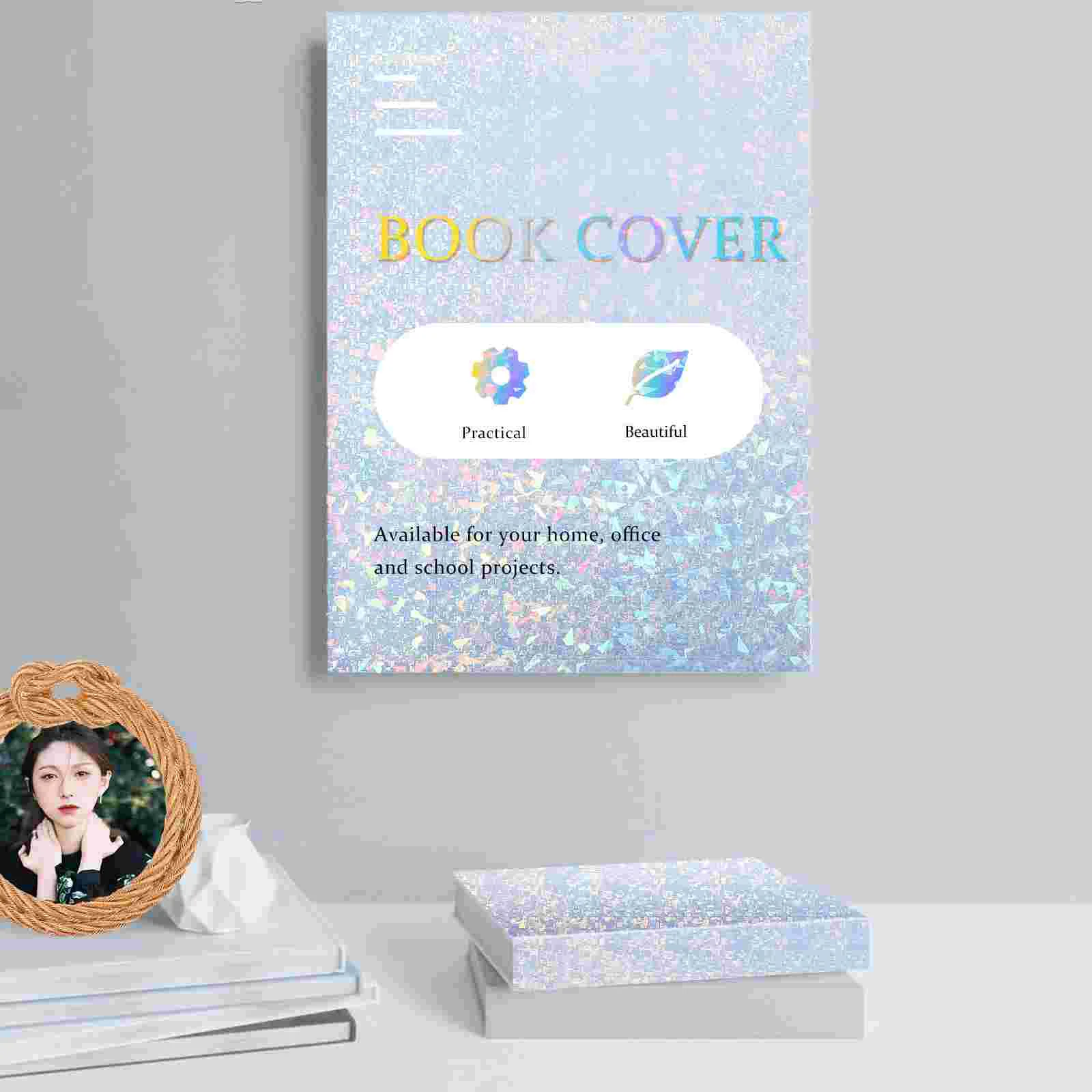 10 Sheets Print Pvc Stickers Printer Paper Holographic Office Supplies Typing Papers Label Matte Printable Labels for Machine