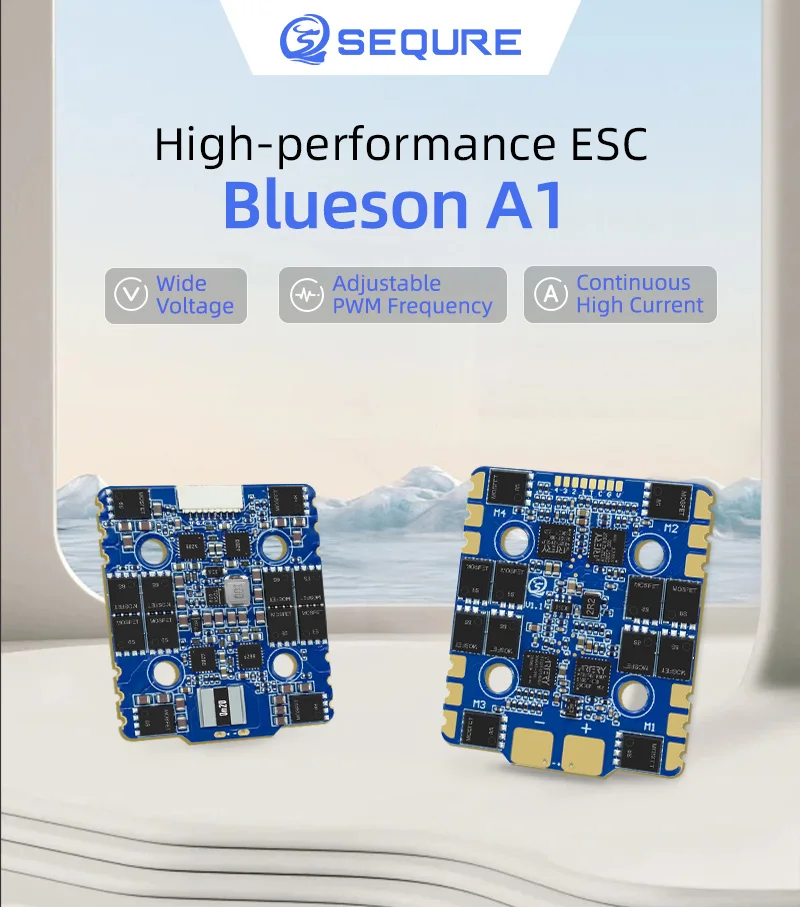 Sequre Blueson A1 A2 6s 65a 8s 70a 4in1 Esc Am32 128khz For Fpv Racing Freestyle Drone