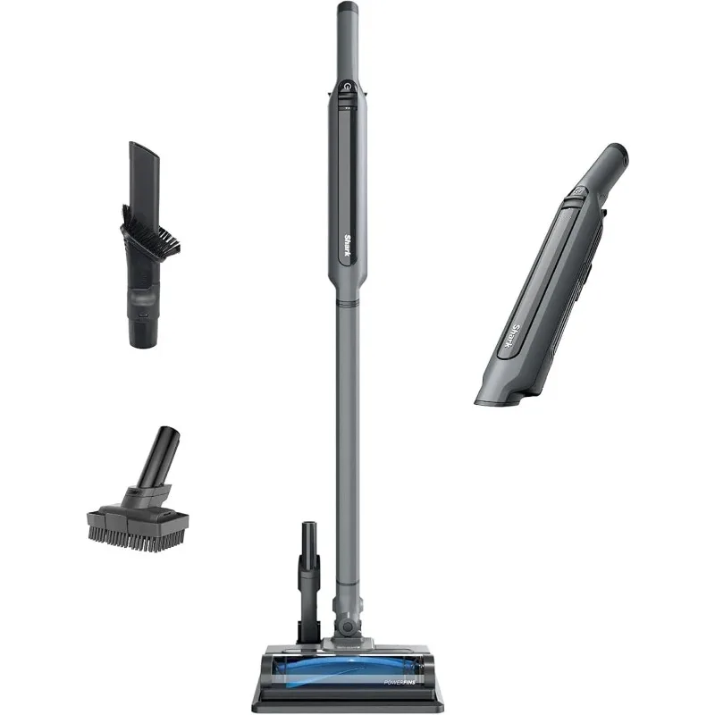 Shark WS620 Wandvac System Ultra-Lightweight Powerful Cordless Stick Vacuum with Boost Mode, Charging Dock, Graphite