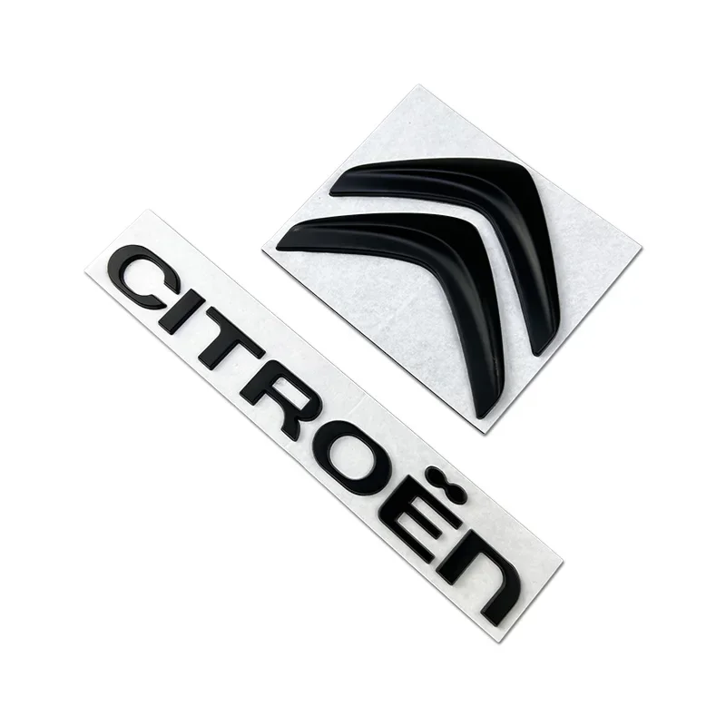 Adesivo con lettera in metallo Distintivo anteriore posteriore per autoEmblema per Citroen C4 C3 Xsara C-Elysee C5 C1 DS3 DS5 DS4 Jumper Picasso