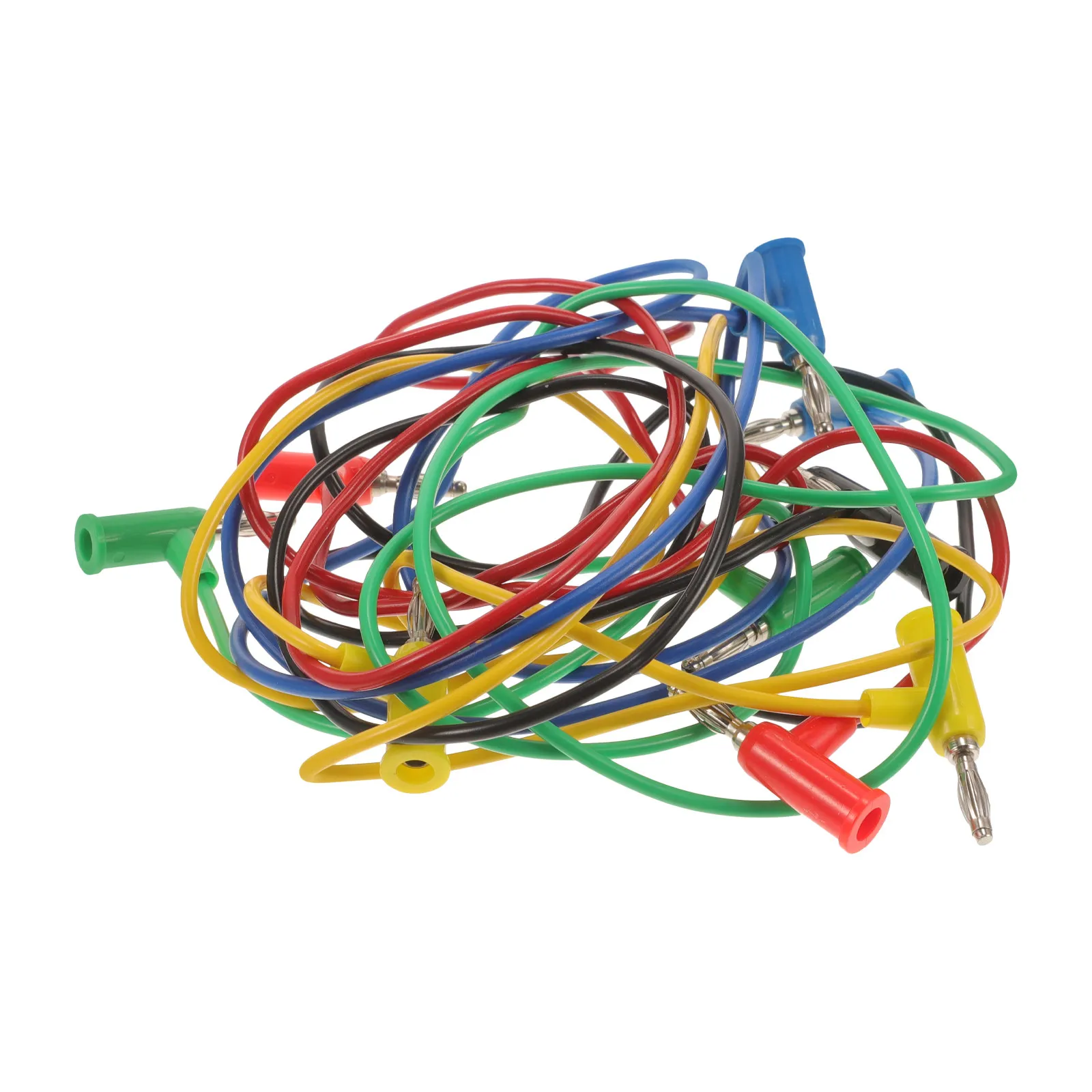 5Pcs Banana to Banana Plug Test Leads Durable PVC Copper Cable Versatile Multimeter Leads for Electrical Projects