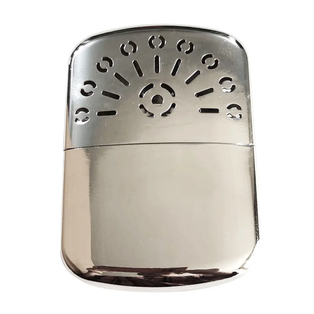 

Zinc Alloy Portable Fuel Hand Warmer Reusable Small Handy Warmer Heater Winter Heater for Outdoor Hunting Camping Fishing