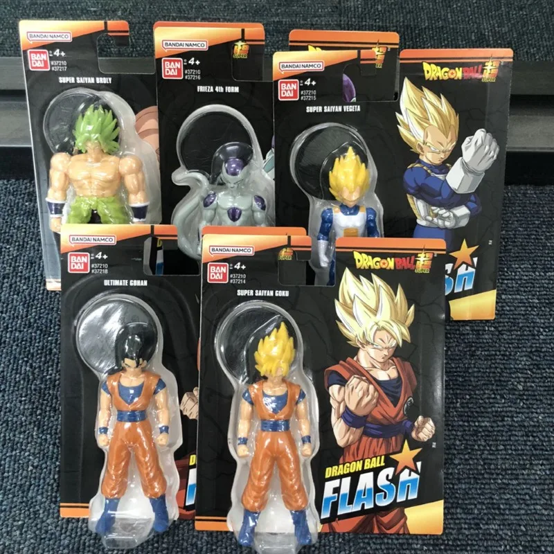 Bandai New Dragon Ball Anime Figures Goku Vegeta Frieza Broly Action Figurine Saiyan Statue Toys Cartoon Model Children Gifts