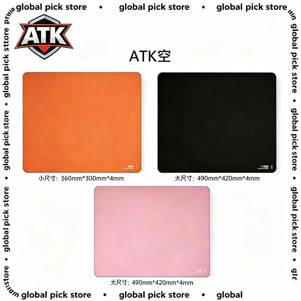 Genuine ATK Kong Xsoft Esports Mouse Pad For 60%-80% Mechanical Keyboard Anti Slip Pad Desktop Gaming Gears PORON CSGO For Game