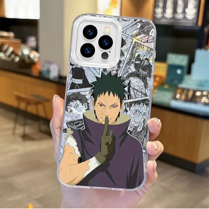 New Fashion N-Narutos Anime Gradient Phone Case for iPhone 16 15 14 13 12 11 8 7 6 Pro Max Plus XS XR Hard Shockproof Back Cover - Image 6