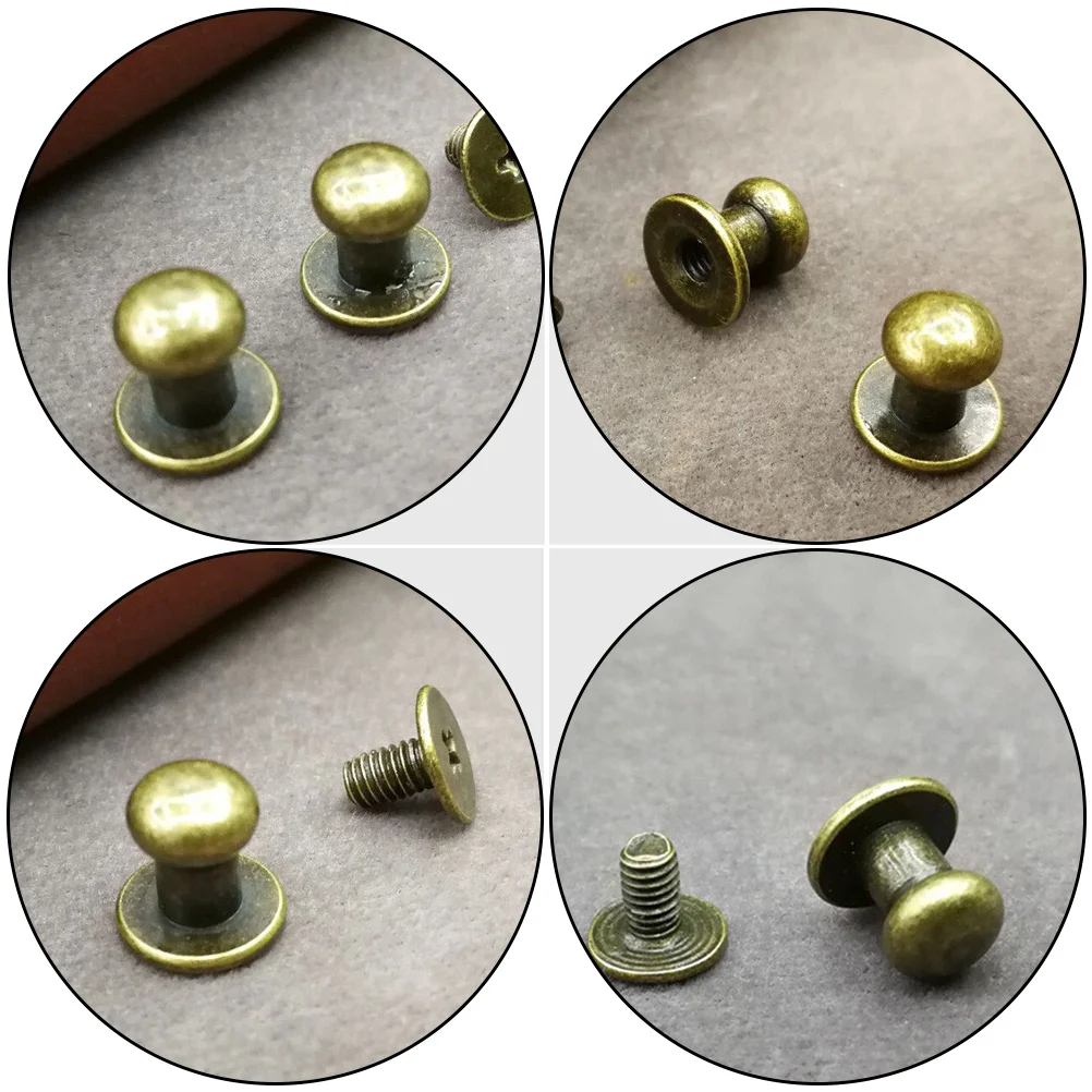30 Pcs Bronze Drawer Handles Cabinet Pulls Decorative Door Knobs Vintage Wardrobe Hardware Furniture Accessories Mini