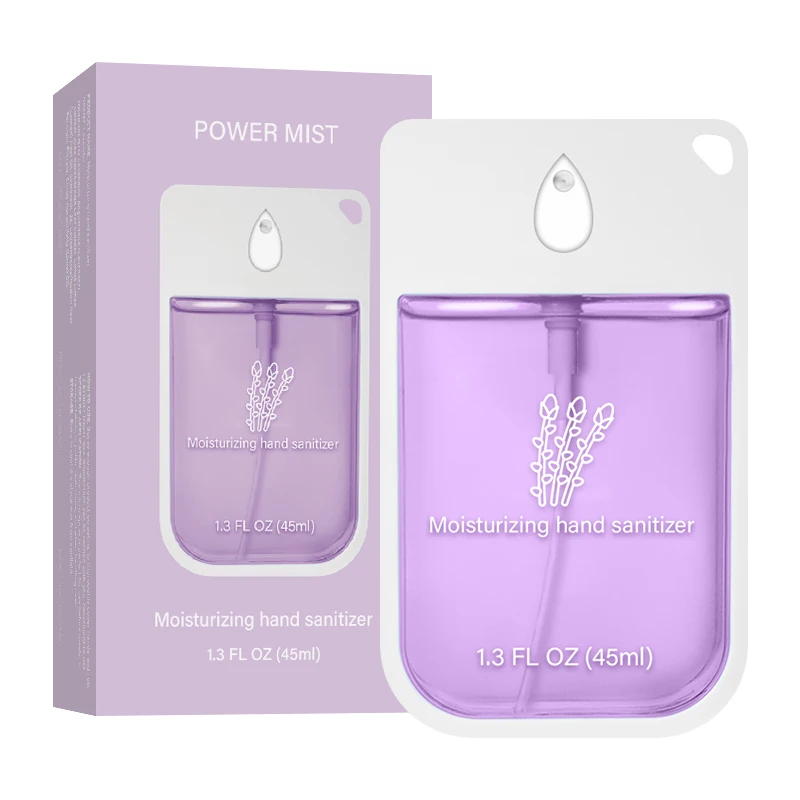 สเปรย์เจลล้างมือแบบฉีดพ่นทันที 1.28 ออนซ์/45 มล. สูตรแบบพกพาไม่ต้องล้างออกสำหรับเด็กและผู้ใหญ่ สเปรย์น้ำแร่สำหรับพกพา