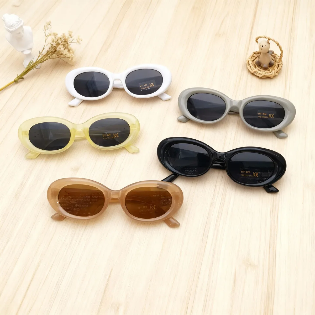 2025 Sonnenschutz für Strand, Jungen und Mädchen, stilvolle, vielseitige Version, Sonnenbrille, Kinderpersönlichkeit, Farbblock, ovaler Rahmen