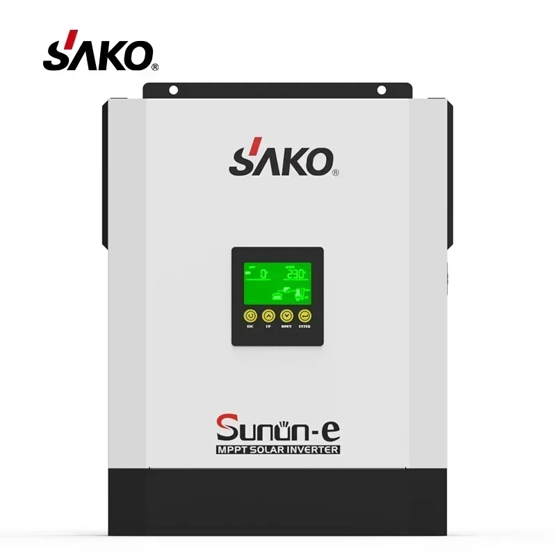 Sako 3Kva 5Kva Mppt Charger Pv 24V Dc To Ac 230V Pure Sine Wave Off Grid Inverter For Solar System With Solar Hybrid Inverter