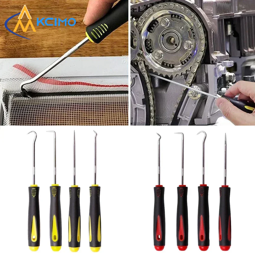 

No More Broken Fingers or Scratched Parts Smart 4-Piece Seal Remover Tool Kit for Cars Extract Oil Seals Valve Covers