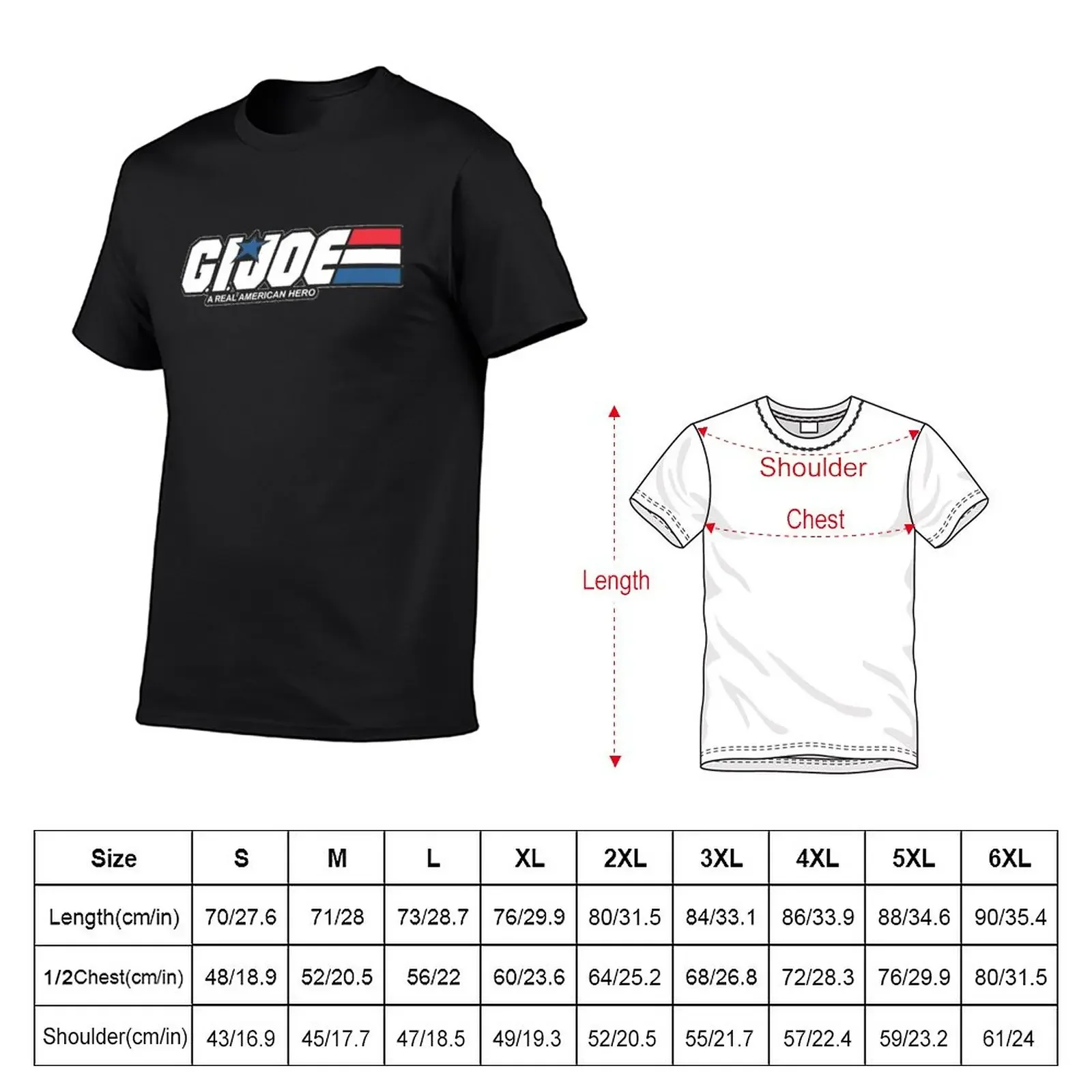 GiJoe Logo Classic T-Shirt vintage customs design your own mens white t shirts