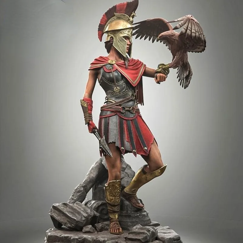 1/24 Scale Resin Figure Assembly Model Kit Sparta Female Warrior Historical Hobby Miniature Unassembled Unpainted Free Shipping
