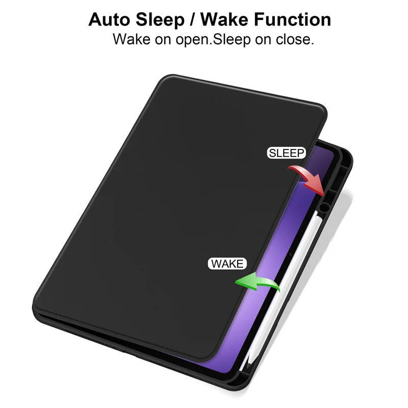 For OPPO Pad 5 Case 12.1inch OPD2506 Acrylic Rotating Smart Stand With Pencil Holder Tablet Funda for OPPO Pad 5 12.1