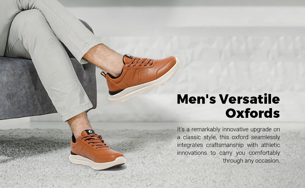 FitVille Herren-Freizeitschuhe aus Leder, breite Wanderschuhe, leicht, für geschwollene Füße, lindert Fußschmerzen – Detail 7
