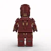 1940PCS MOC 공상 과학 영화 Irons Mans 메가 그림 흉상 헬멧 시리즈 빌딩 블록 모델 축제 어린이 선물 2