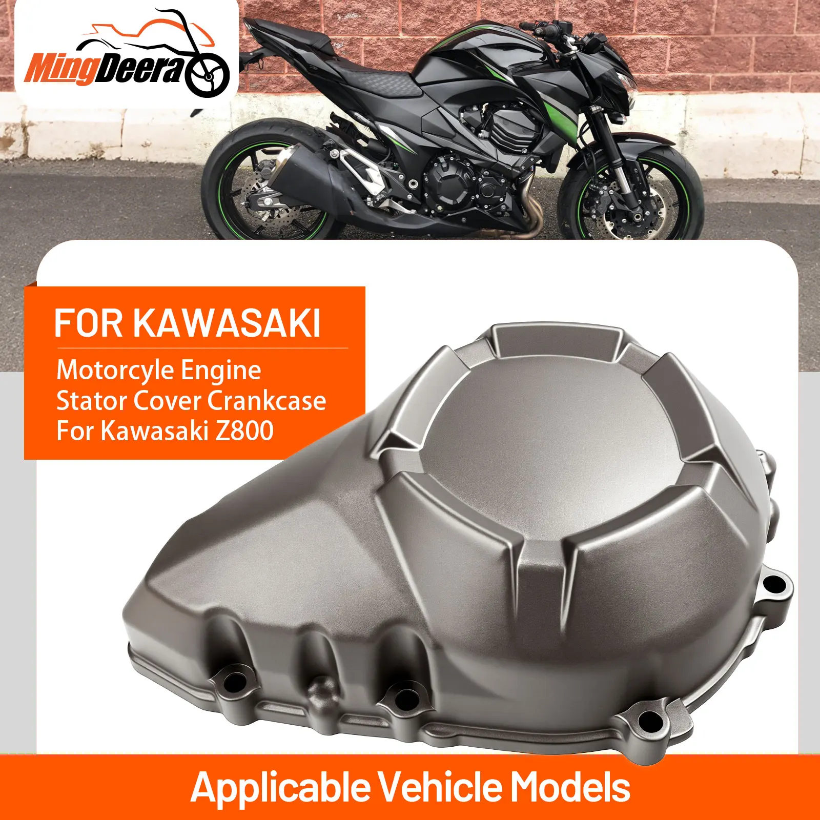 

Motorcycle Engine Stator Crankcase Gasket Right Engine Stator Cover For Kawasaki Z800 2013-2014 Cover Guard Cap Lid Protector