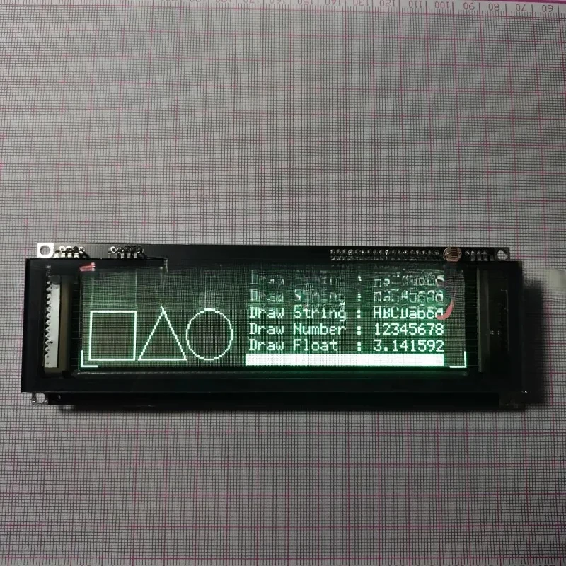 

VFD Fluorescent Display 6.1 Inches for VFD256x48 Fluorescent Graphic Dot Matrix Display Module