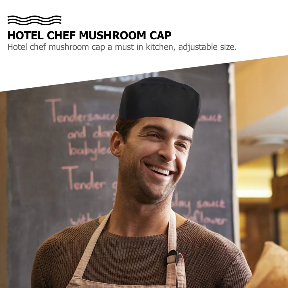 Chapeaux de Chef légers, casquette de travail formelle pour hommes et femmes, en café, Barbecue, hôtel, casquette de protection en maille respirante, 2 pièces