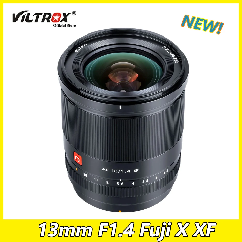 

VILTROX 13mm F1.4 Fuji X XF Auto Focus Ultra Wide Angle Lens Large Aperture APS-C for Fujifilm X-mount X-T4 Camera