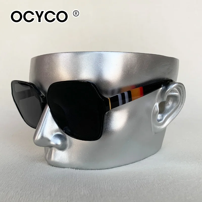 Vintage Großrahmige Quadratische Sonnenbrille für Männer und Frauen Luxusmarke Punk Sonnenbrillen UV400 Fahrbrillen Mode Outdoor-Brillen – Detail 3