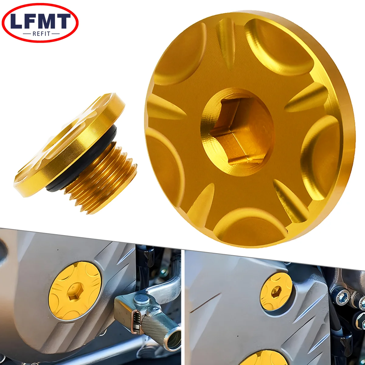For Suzuki RMZ250 RMZ450 RMX450Z RMZ 250 450 RMX 450Z Motorcycle Oil Filter Cover Protect Cap Engine Timing Bolts Set 2005-2022