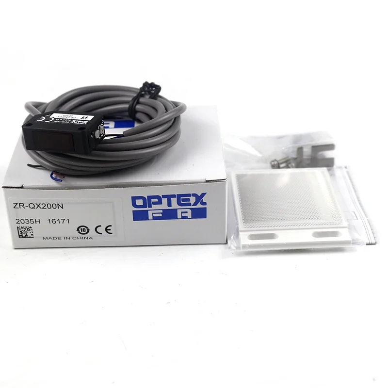 ZR-QX200N Japan Opps Photoelectric Switch Sensor Transparent Object Sensor Detector Brand New Original ZR-QX200N