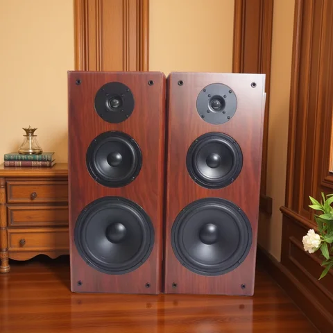 가정용 책장 스피커, 하이파이 스피커, 목재 패시브 프론트 스피커, 80W-130W 오디오, 8ohm, 중저 3 방향 주파수