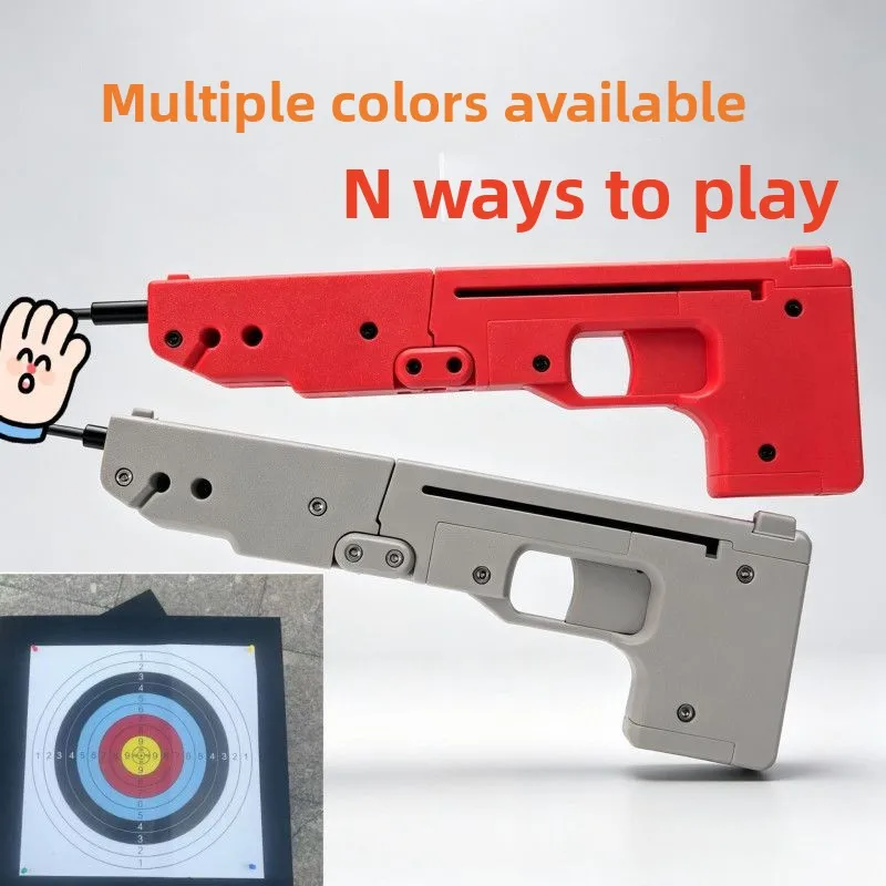 Magic Card Slingshot Portable Handheld Adult Shooting High-precision 3D Printed PLASTIC Frisbee Throwing Toy Durability Folding