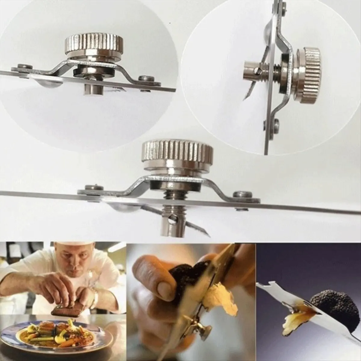 2026 Trend Truffle Slicer Shaver Stainless Steel Chocolate Cheese Shaver with Smooth Blade Kitchen Accessories