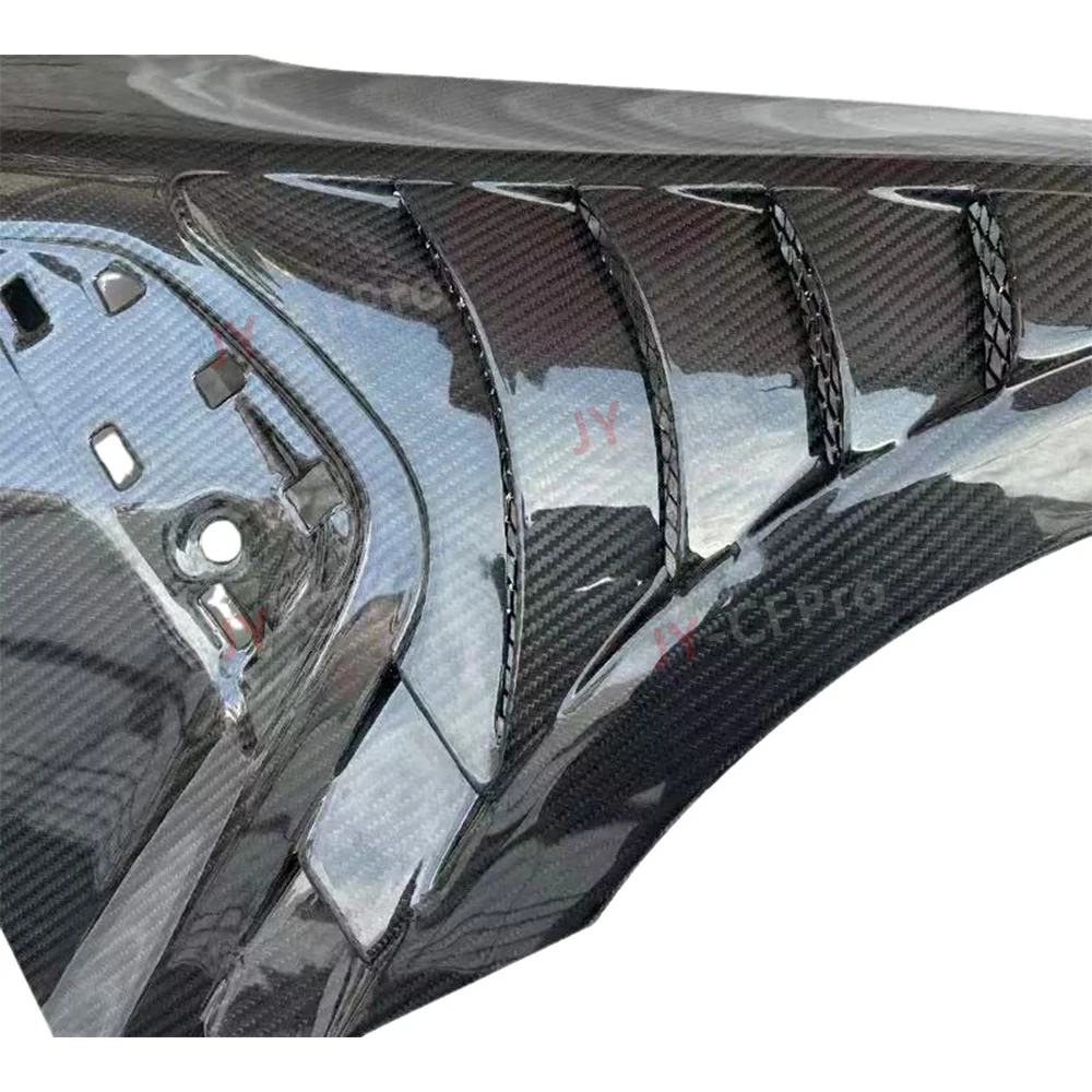 Dry Carbon Fiber Front Bumper Side Fender Panels Vent Air Fog Lamp Air Vent Intake Covers For BMW G82 G83 M4 2022up