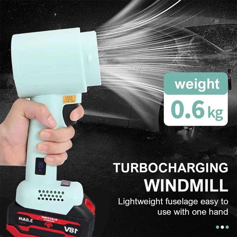 ブラシレス強力エアブロワー 1600g 推力 コードレスカーブロワー ダストブロワー マキタ18Vバッテリー対応 ﻿ ピン ﻿