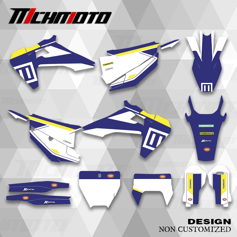 MCHMFG новый стиль графические наклейки комплект наклеек для Husqvarna TC FC TX FX FS 125 250 450 2019 2020 2021 TE FE 2020 2021 2022